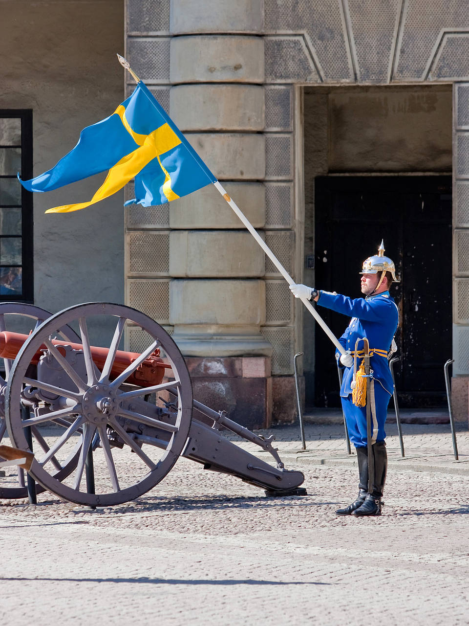  Bild von Citysam  Stockholm Wache vor dem Kungliga slottet